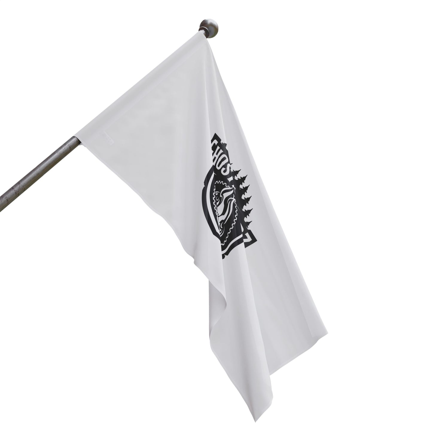 Horizontal Ghostriderz Flag - White Background