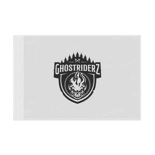 Horizontal Ghostriderz Flag - White Background