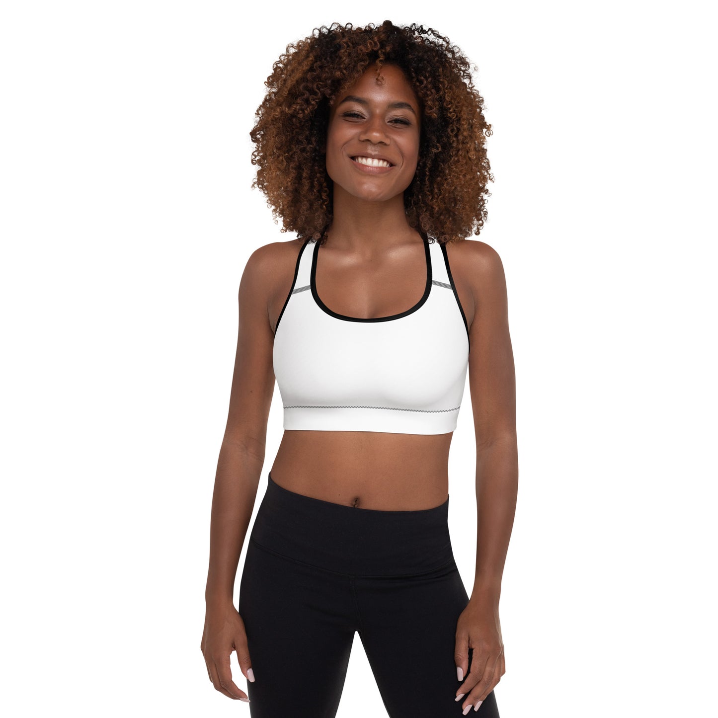 GhostRiderZ BLACK Padded Sports Bra