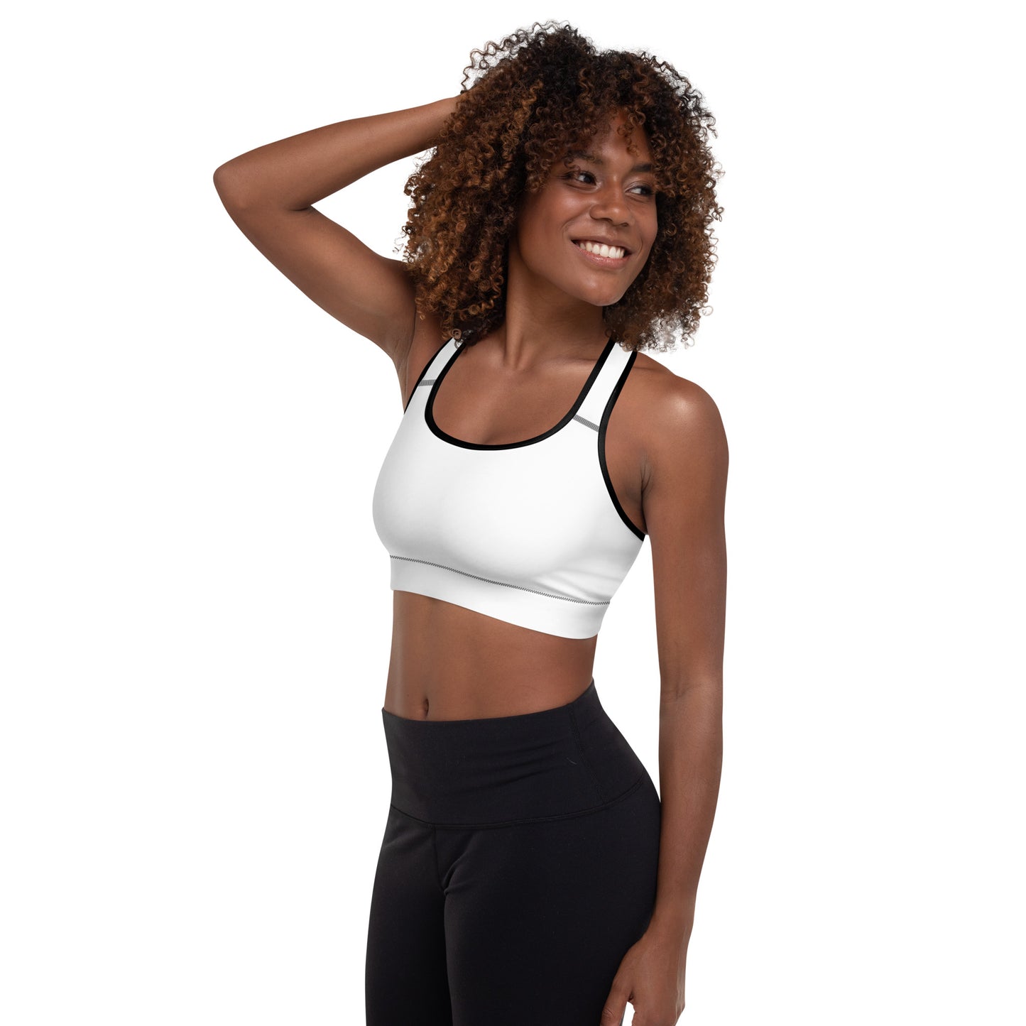 GhostRiderZ BLACK Padded Sports Bra