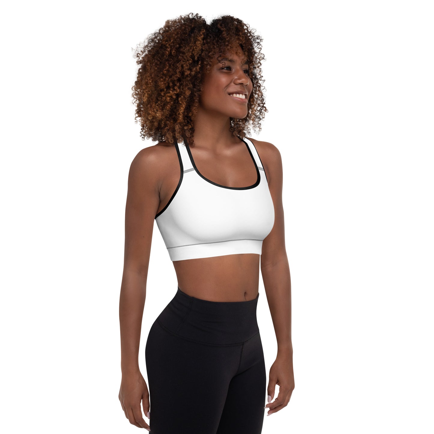 GhostRiderZ BLACK Padded Sports Bra