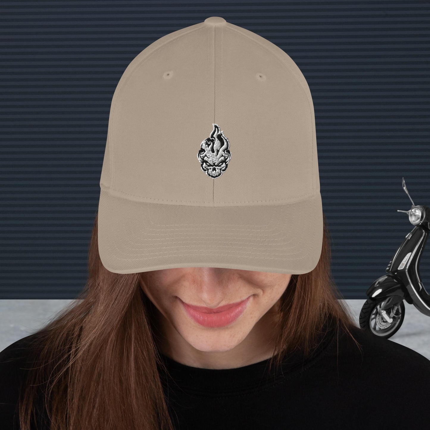 GhostRiderZ Minimaist Logo flexfit Cap