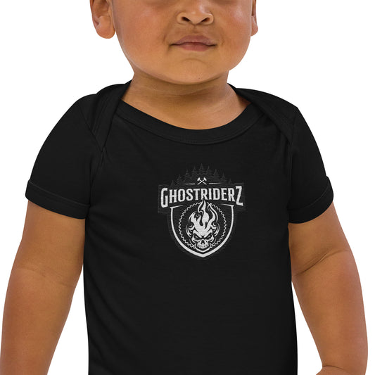 GhostRiderZ Classic Logo Organic cotton baby bodysuit