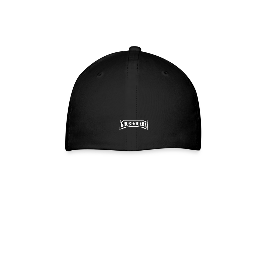 GhostRiderZ Classic Logo Flexfit Baseball Cap - black