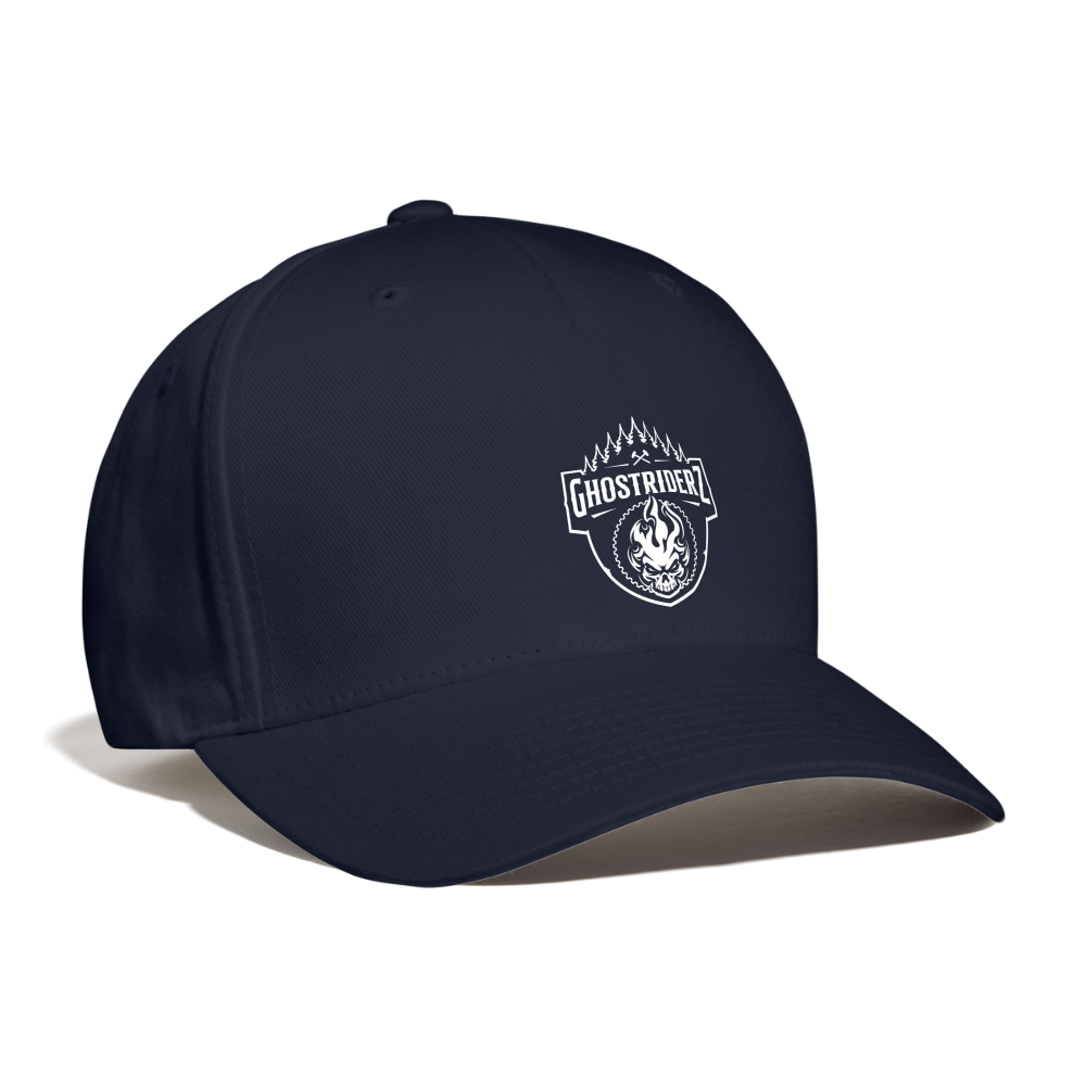 GhostRiderZ Classic Logo Flexfit Baseball Cap - navy