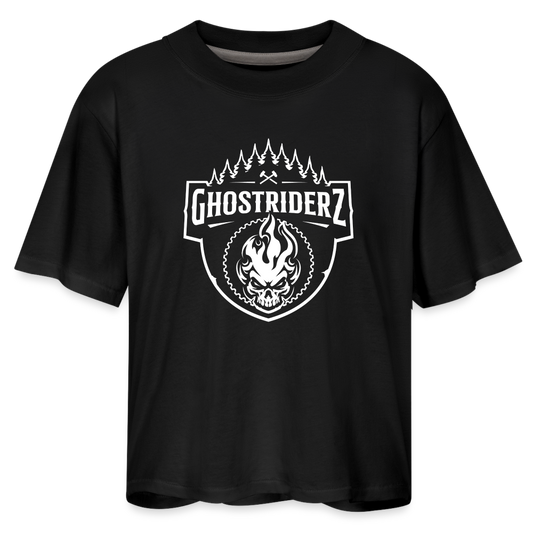 Women's GhostRiderZ Boxy Tee - black