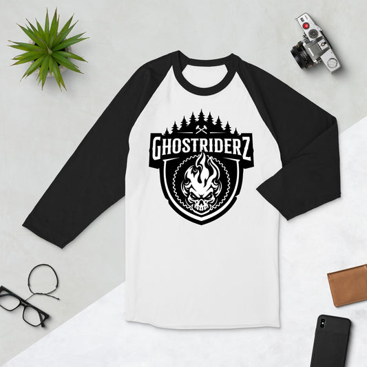 GhostRiderZ 3/4 sleeve raglan shirt