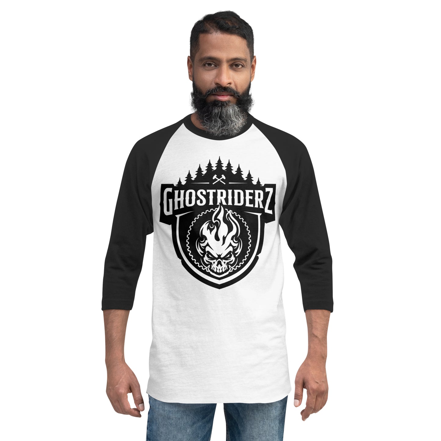 GhostRiderZ 3/4 sleeve raglan shirt