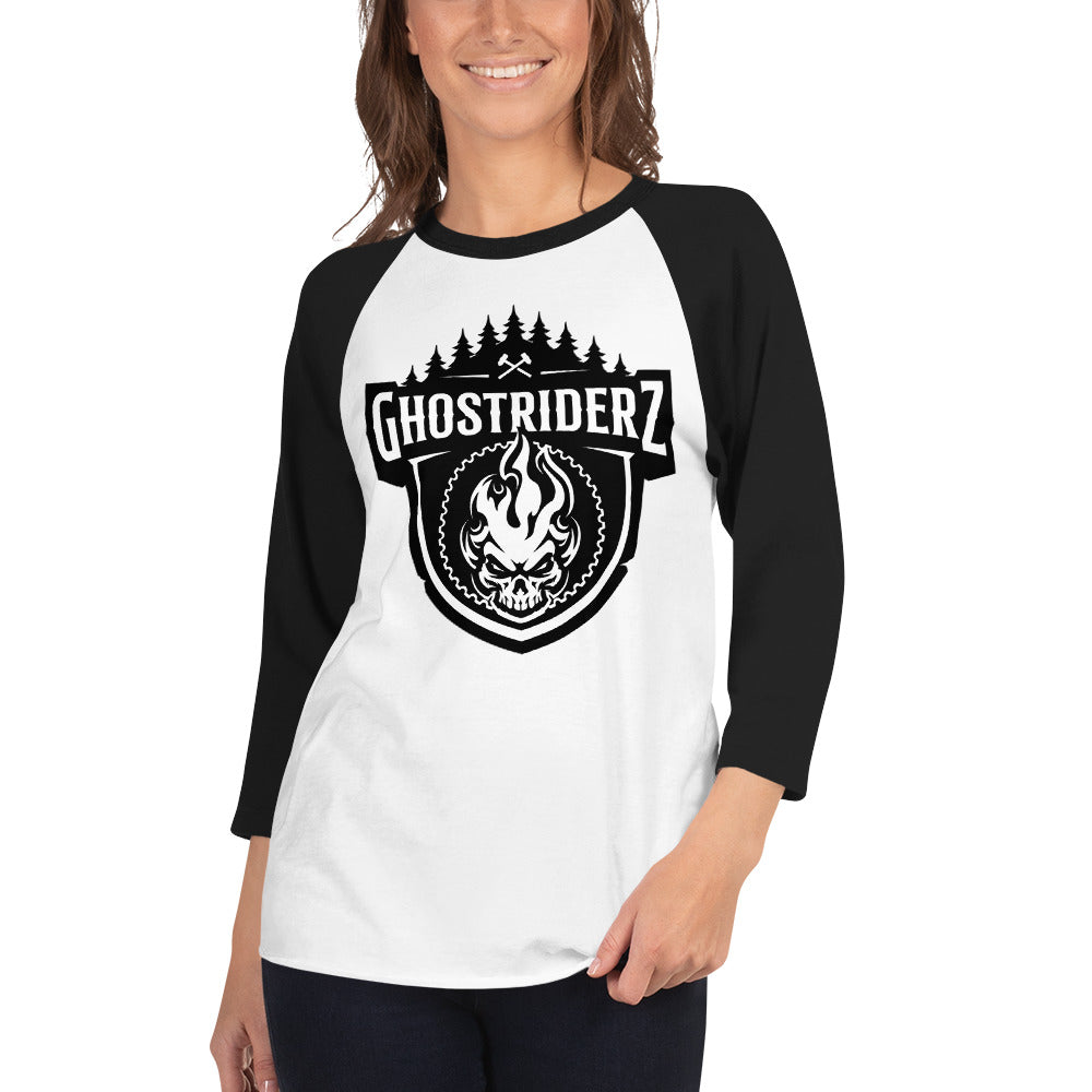 GhostRiderZ 3/4 sleeve raglan shirt