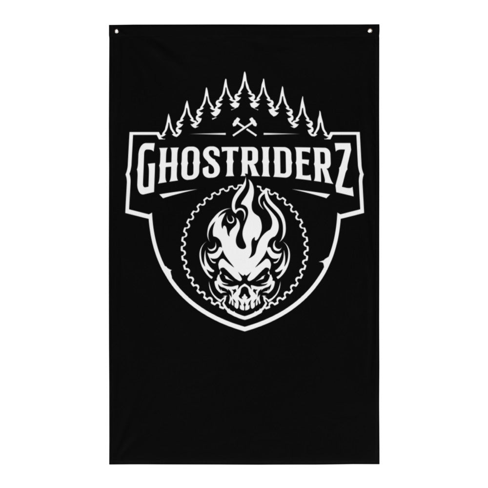 Black GhostRiderZ Hang Flag