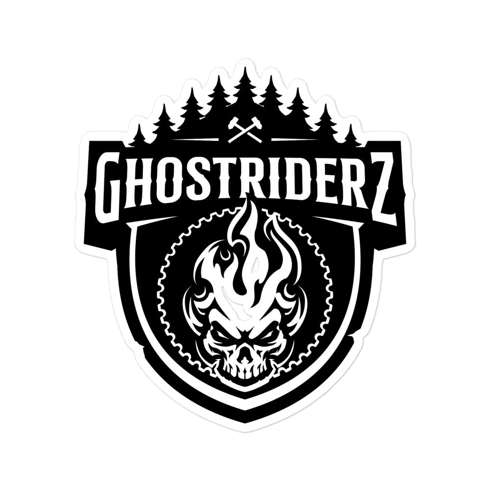 GhostRiderZ logo sticker