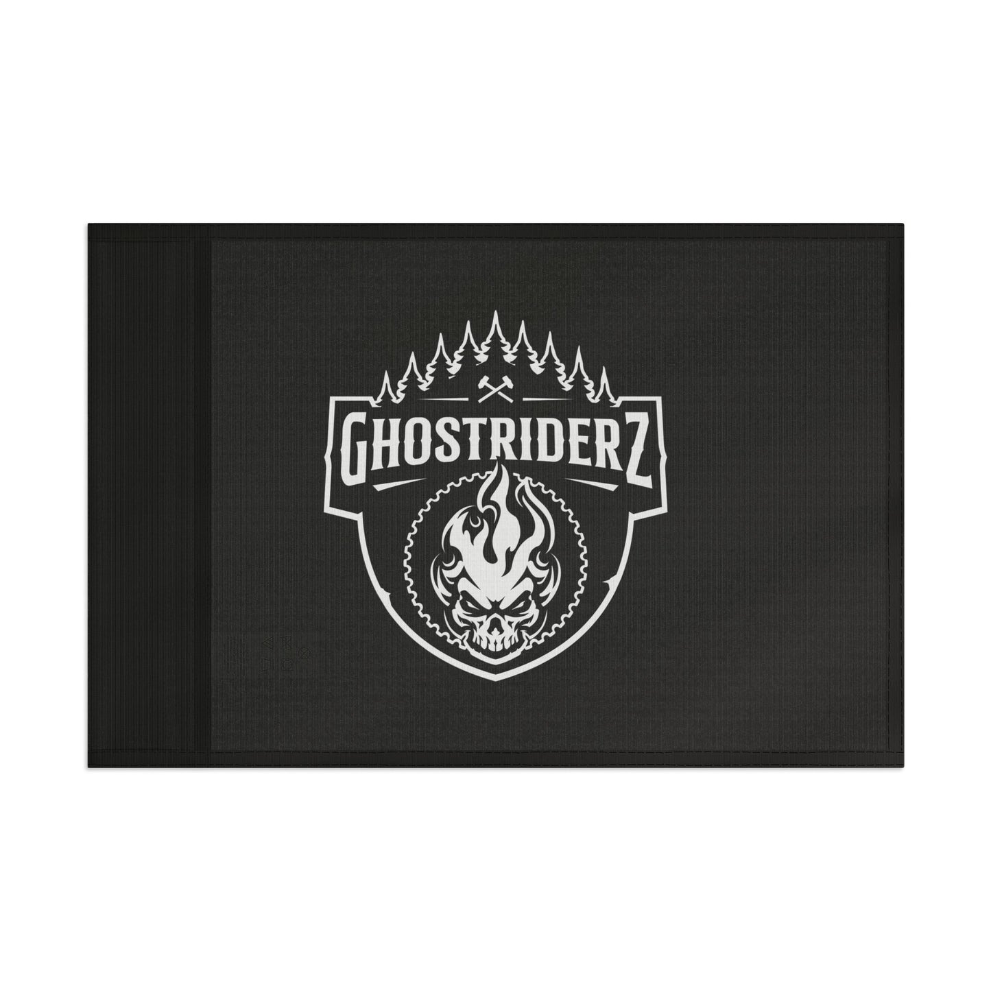 Horizontal Ghostriderz Flag - Black Background