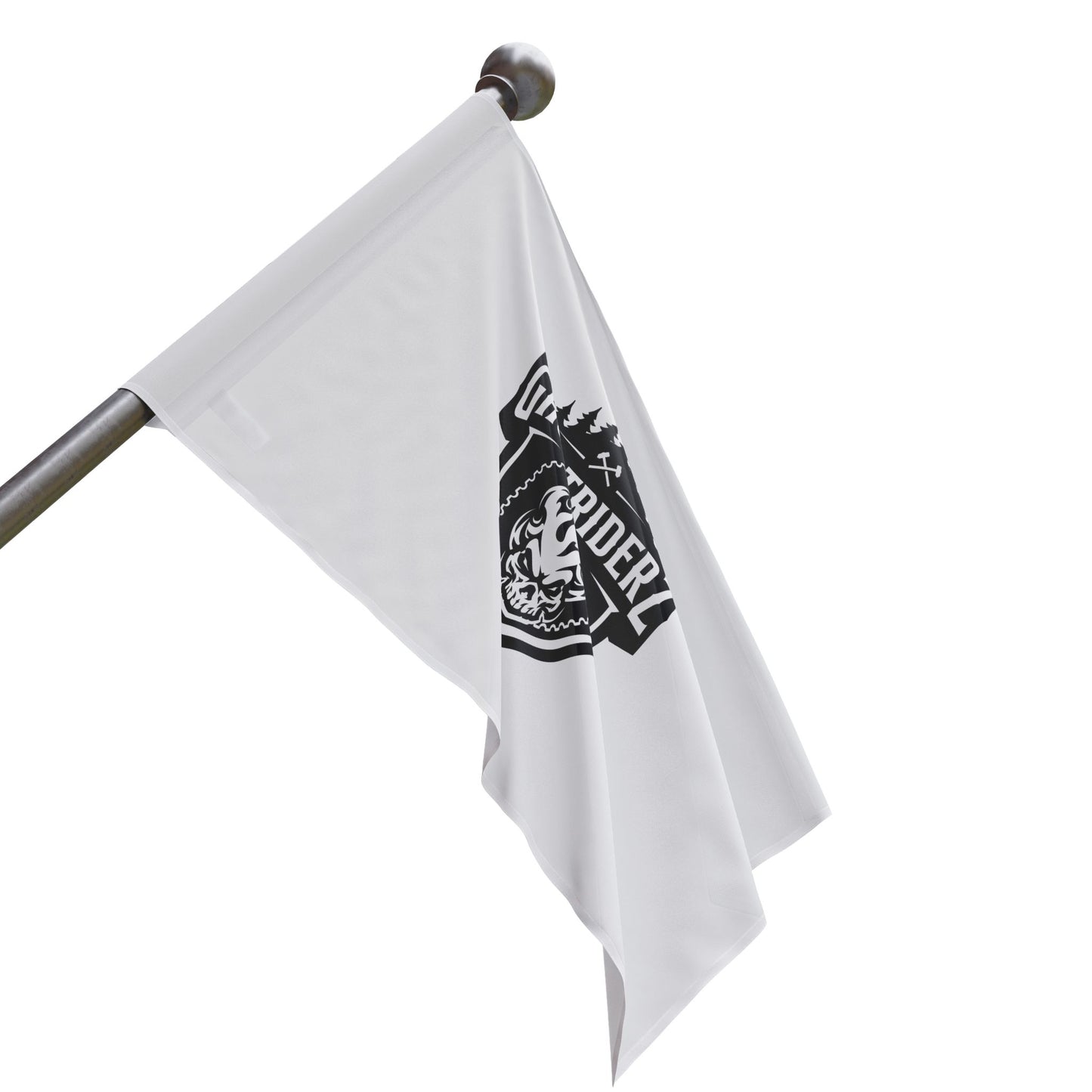 Horizontal Ghostriderz Flag - White Background