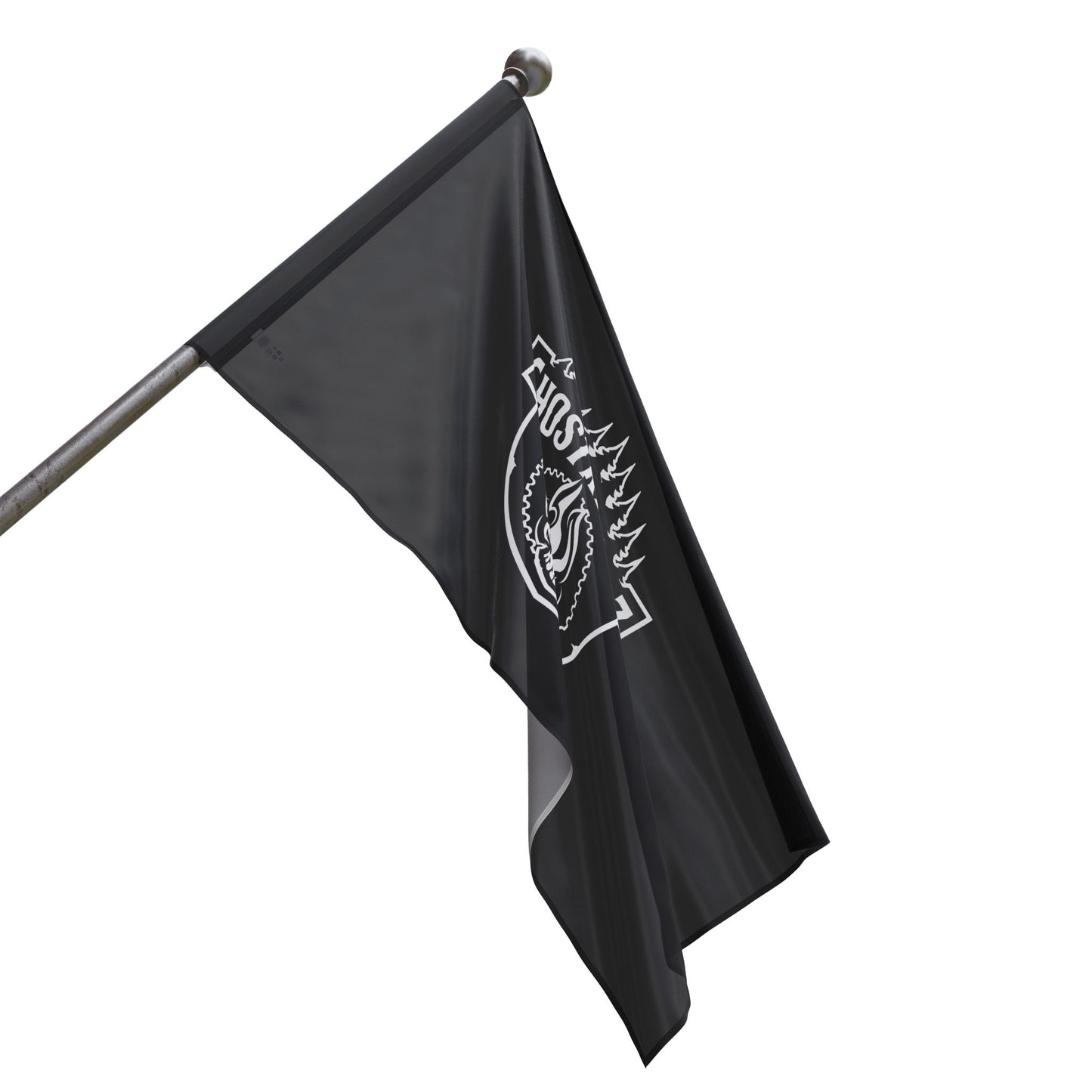 Horizontal Ghostriderz Flag - Black Background