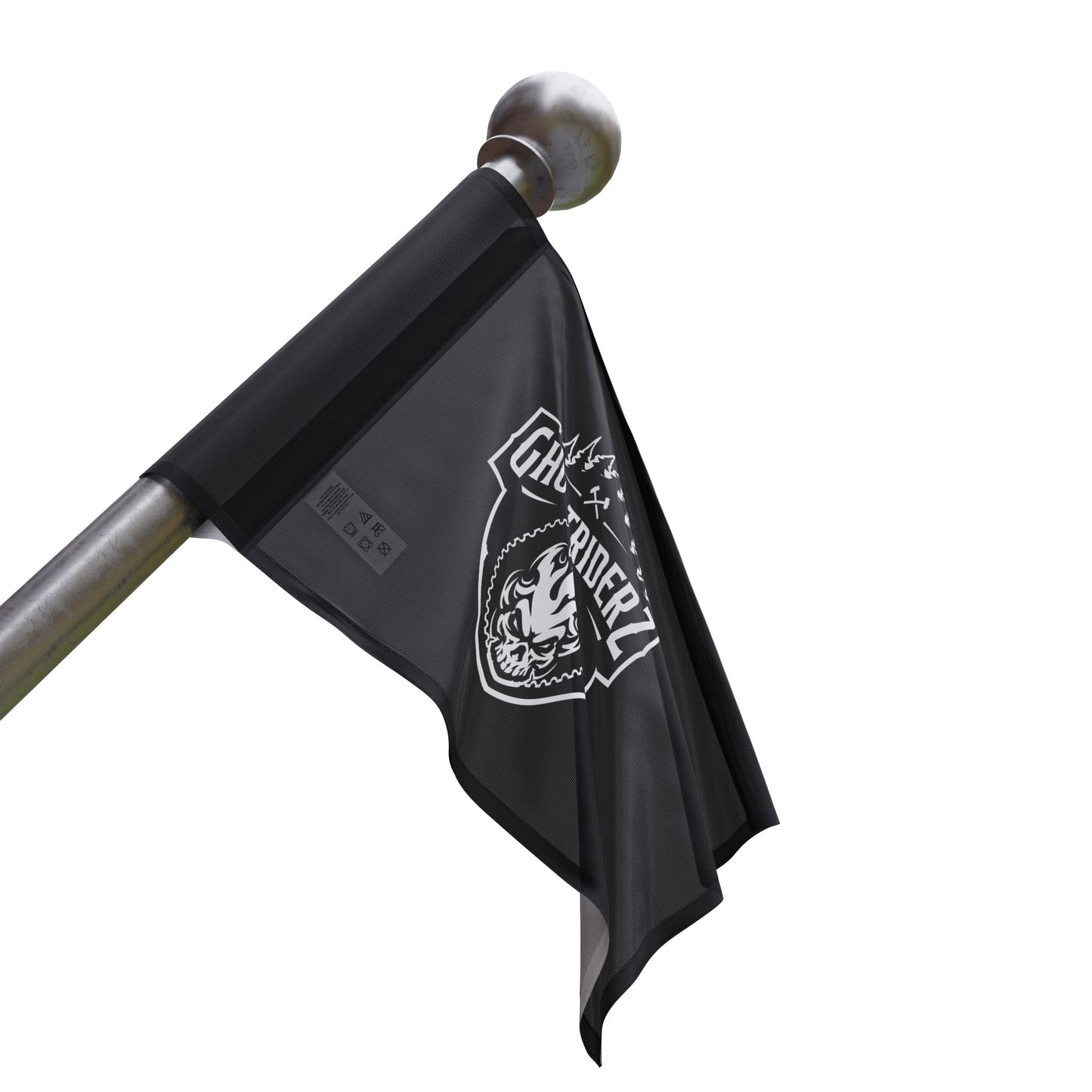 Horizontal Ghostriderz Flag - Black Background