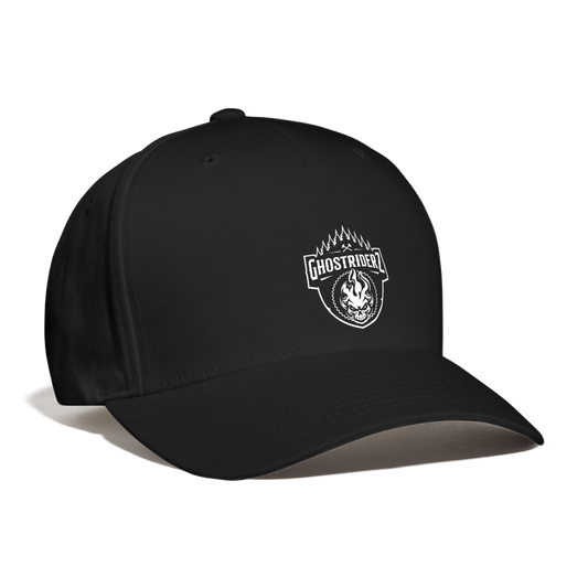 GhostRiderZ Classic Logo Flexfit Baseball Cap - black