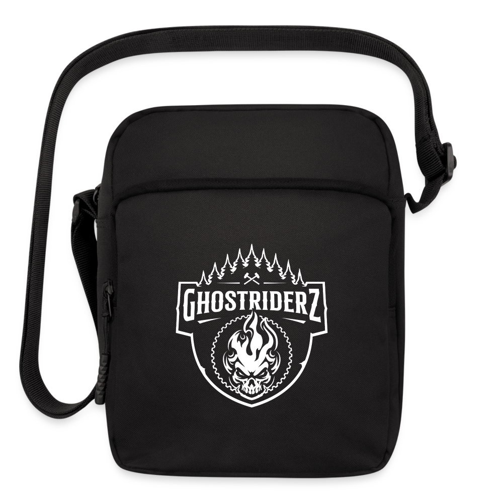 GhostRiderZ Upright Crossbody Bag - black