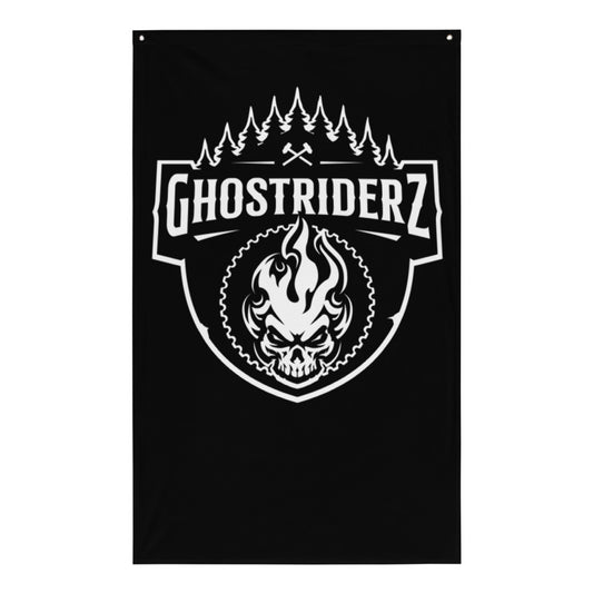 Black GhostRiderZ Hang Flag