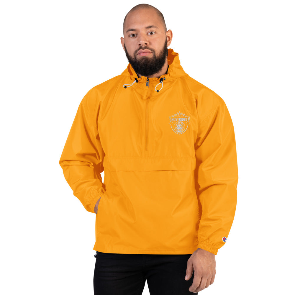 GhostRiderZ Logo Embroidered Champion Packable Jacket