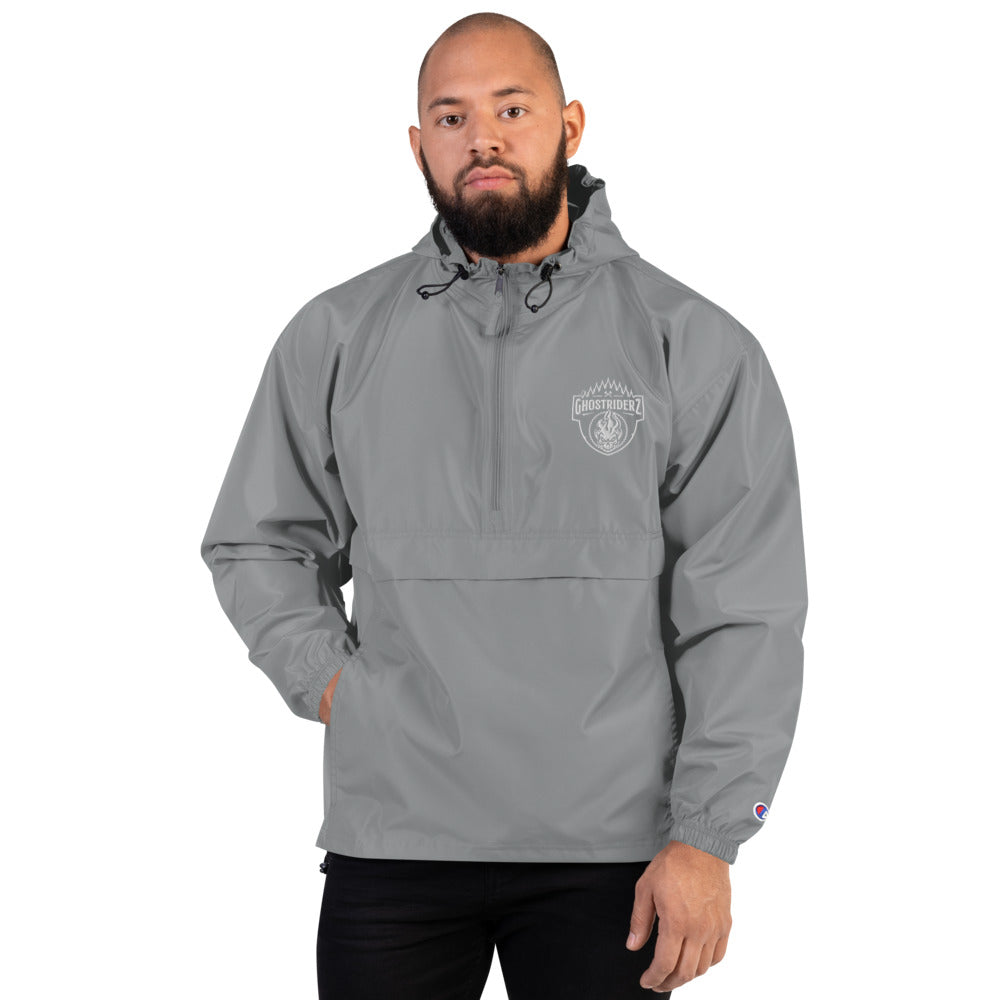 GhostRiderZ Logo Embroidered Champion Packable Jacket